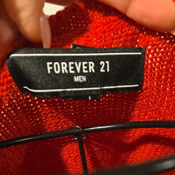 Forever 21 Festive Red Crew Neck Sweater I SLEIGH ALL DAY - Picture 2 of 4